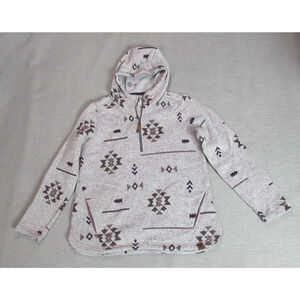 iv Hoodie Sweater Womens Large Purple Knit Sweatshirt Aztec Southwest Outdoors